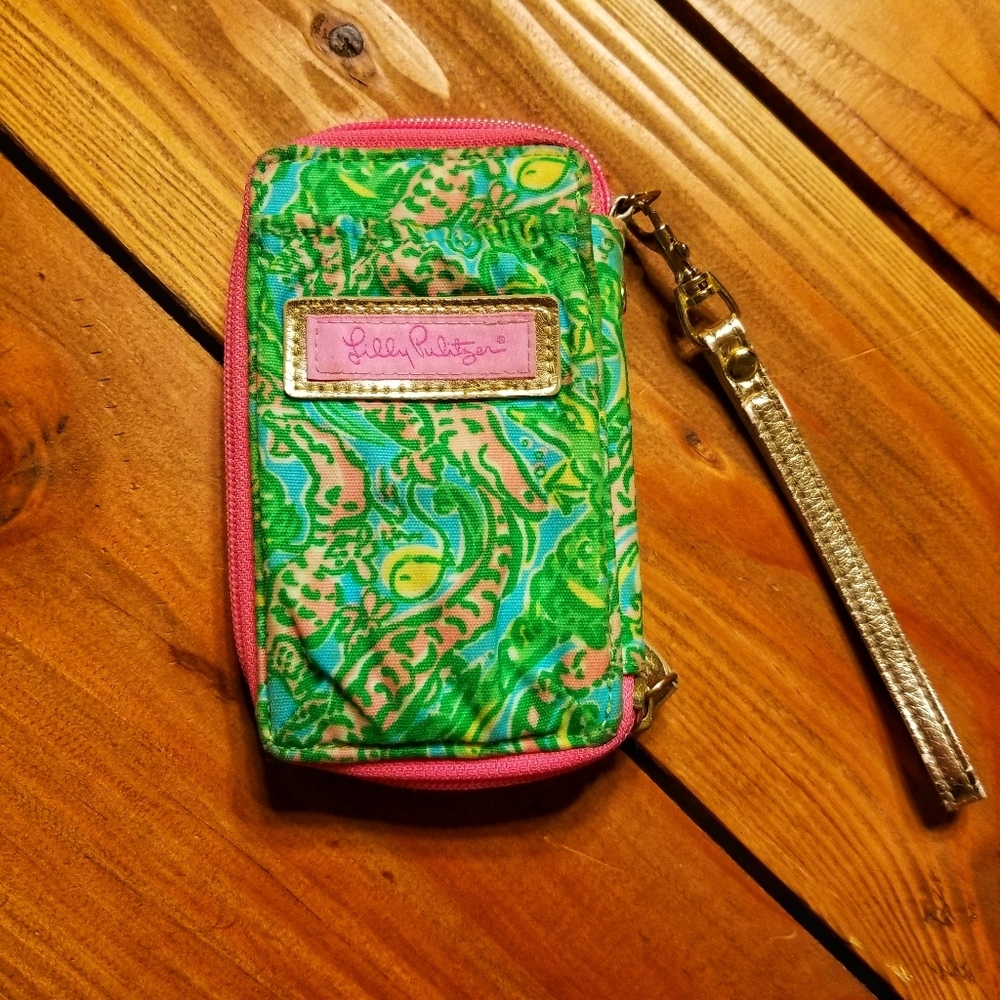 Lilly Pulitzer wallet and phone holder